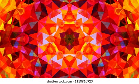 Geometric design, Mosaic of a vector kaleidoscope, abstract Mosaic Background, colorful Futuristic Background, geometric Triangular Pattern. Mosaic texture. Stained glass effect. EPS 10 Vector