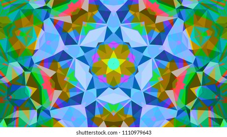 Geometric design, Mosaic of a vector kaleidoscope, abstract Mosaic Background, colorful Futuristic Background, geometric Triangular Pattern. Mosaic texture. Stained glass effect. EPS 10 Vector
