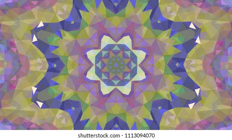 Geometric design, Mosaic of a vector kaleidoscope, abstract Mosaic Background, colorful Futuristic Background, geometric Triangular Pattern. Mosaic texture. Stained glass effect. EPS 10 Vector