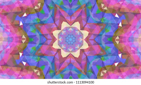 Geometric design, Mosaic of a vector kaleidoscope, abstract Mosaic Background, colorful Futuristic Background, geometric Triangular Pattern. Mosaic texture. Stained glass effect. EPS 10 Vector