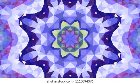 Geometric design, Mosaic of a vector kaleidoscope, abstract Mosaic Background, colorful Futuristic Background, geometric Triangular Pattern. Mosaic texture. Stained glass effect. EPS 10 Vector