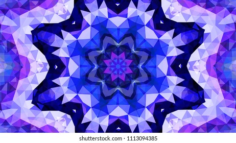 Geometric design, Mosaic of a vector kaleidoscope, abstract Mosaic Background, colorful Futuristic Background, geometric Triangular Pattern. Mosaic texture. Stained glass effect. EPS 10 Vector