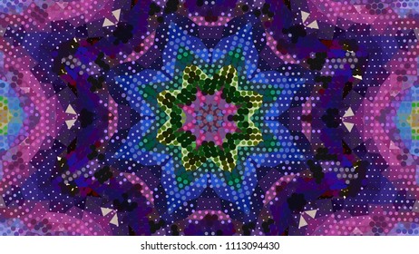 Geometric design, Mosaic of a vector kaleidoscope, abstract Mosaic Background, colorful Futuristic Background, geometric Triangular Pattern. Mosaic texture. Stained glass effect. EPS 10 Vector