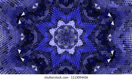 Geometric design, Mosaic of a vector kaleidoscope, abstract Mosaic Background, colorful Futuristic Background, geometric Triangular Pattern. Mosaic texture. Stained glass effect. EPS 10 Vector
