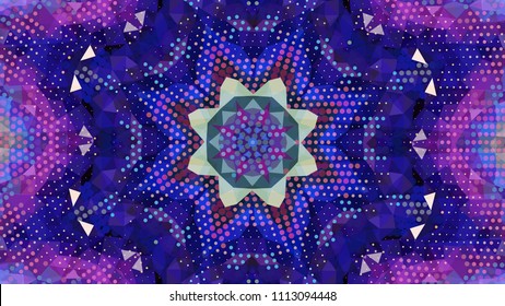 Geometric design, Mosaic of a vector kaleidoscope, abstract Mosaic Background, colorful Futuristic Background, geometric Triangular Pattern. Mosaic texture. Stained glass effect. EPS 10 Vector