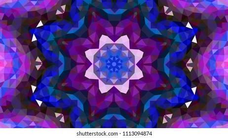 Geometric design, Mosaic of a vector kaleidoscope, abstract Mosaic Background, colorful Futuristic Background, geometric Triangular Pattern. Mosaic texture. Stained glass effect. EPS 10 Vector
