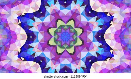 Geometric design, Mosaic of a vector kaleidoscope, abstract Mosaic Background, colorful Futuristic Background, geometric Triangular Pattern. Mosaic texture. Stained glass effect. EPS 10 Vector