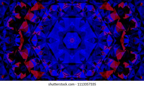Geometric design, Mosaic of a vector kaleidoscope, abstract Mosaic Background, colorful Futuristic Background, geometric Triangular Pattern, EPS 10 Vector illustration.
