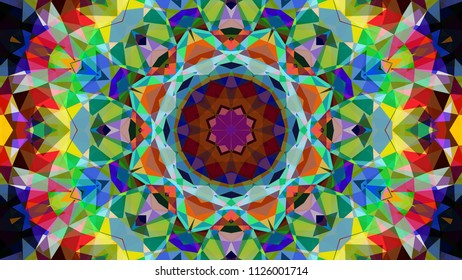 Geometric design, Mosaic of a vector kaleidoscope, abstract Mosaic Background, colorful Futuristic Background, geometric pattern, EPS 10 Vector illustration.