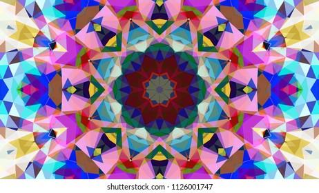 Geometric design, Mosaic of a vector kaleidoscope, abstract Mosaic Background, colorful Futuristic Background, geometric pattern, EPS 10 Vector illustration.