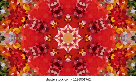 Geometric design, Mosaic of a vector kaleidoscope, abstract Mosaic Background, colorful Futuristic Background, geometric pattern, EPS 10 Vector illustration.