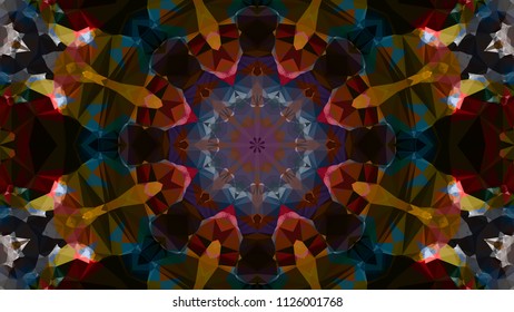 Geometric design, Mosaic of a vector kaleidoscope, abstract Mosaic Background, colorful Futuristic Background, geometric pattern, EPS 10 Vector illustration.