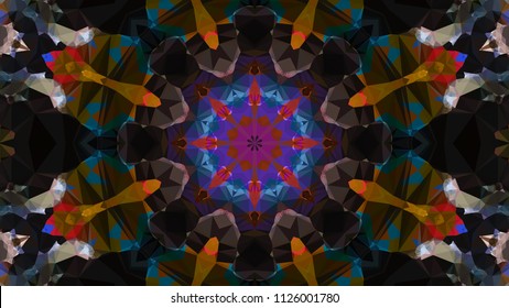 Geometric design, Mosaic of a vector kaleidoscope, abstract Mosaic Background, colorful Futuristic Background, geometric pattern, EPS 10 Vector illustration.