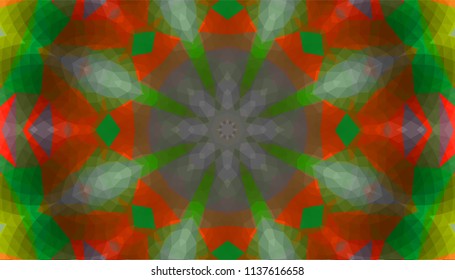 Geometric design, Mosaic of a vector kaleidoscope, abstract Mosaic Background, colorful Futuristic Background, geometric Triangular Pattern. Mosaic texture. Stained glass effect. EPS 10 Vector