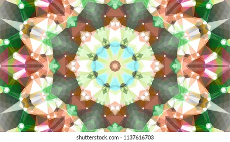 Geometric design, Mosaic of a vector kaleidoscope, abstract Mosaic Background, colorful Futuristic Background, geometric Triangular Pattern. Mosaic texture. Stained glass effect. EPS 10 Vector