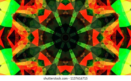 Geometric design, Mosaic of a vector kaleidoscope, abstract Mosaic Background, colorful Futuristic Background, geometric Triangular Pattern. Mosaic texture. Stained glass effect. EPS 10 Vector