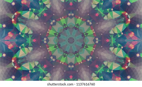 Geometric design, Mosaic of a vector kaleidoscope, abstract Mosaic Background, colorful Futuristic Background, geometric Triangular Pattern. Mosaic texture. Stained glass effect. EPS 10 Vector