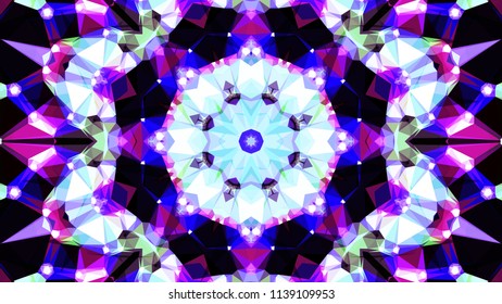 Geometric design, Mosaic of a vector kaleidoscope, abstract Mosaic Background, colorful Futuristic Background, geometric Triangular Pattern. Mosaic texture. Stained glass effect. EPS 10 Vector