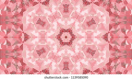 Geometric design, Mosaic of a vector kaleidoscope, abstract Mosaic Background, colorful Futuristic Background, geometric Triangular Pattern. Mosaic texture. Stained glass effe