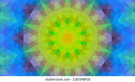 Geometric design, Mosaic of a vector kaleidoscope, abstract Mosaic Background, colorful Futuristic Background, geometric Triangular Pattern. Mosaic texture. Stained glass effect. EPS 10 Vector