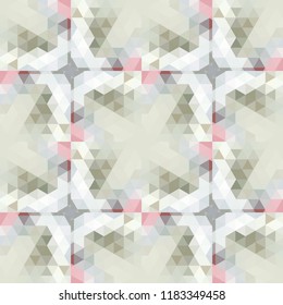 Geometric design, Mosaic of a vector kaleidoscope, abstract Mosaic Background, colorful Futuristic Background, geometric Triangular Pattern. Mosaic texture. Stained glass effect. EPS 10 Vector