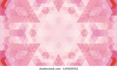 Geometric design, Mosaic of a vector kaleidoscope, abstract Mosaic Background, colorful Futuristic Background, geometric Triangular Pattern. Mosaic texture. Stained glass effect. EPS 10 Vector
