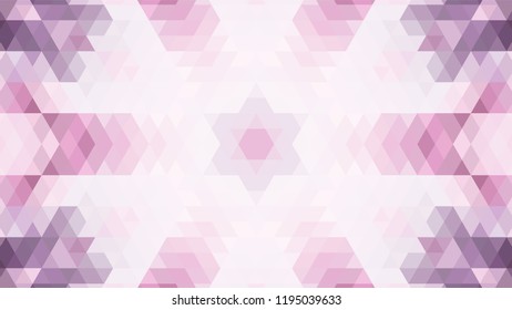 Geometric design, Mosaic of a vector kaleidoscope, abstract Mosaic Background, colorful Futuristic Background, geometric Triangular Pattern. Mosaic texture. Stained glass effect. EPS 10 Vector