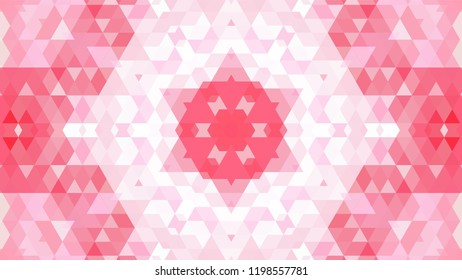 Geometric design, Mosaic of a vector kaleidoscope, abstract Mosaic Background, colorful Futuristic Background, geometric Triangular Pattern. Mosaic texture. Stained glass effect. EPS 10 Vector