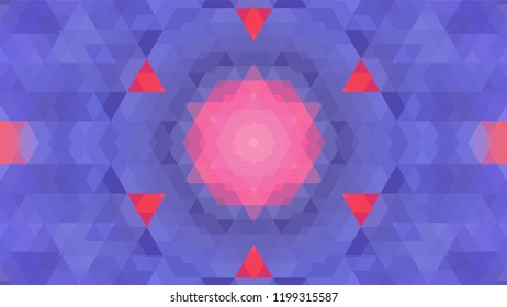 Geometric design, Mosaic of a vector kaleidoscope, abstract Mosaic Background, colorful Futuristic Background, geometric Triangular Pattern. Mosaic texture. Stained glass effect. EPS 10 Vector