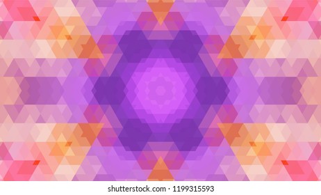 Geometric design, Mosaic of a vector kaleidoscope, abstract Mosaic Background, colorful Futuristic Background, geometric Triangular Pattern. Mosaic texture. Stained glass effect. EPS 10 Vector