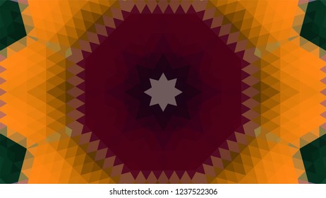 Geometric design, Mosaic of a vector kaleidoscope, abstract Mosaic Background, colorful Futuristic Background, geometric Triangular Pattern. Mosaic texture. Stained glass effect. EPS 10 Vector