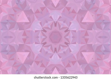Geometric design, Mosaic of a vector kaleidoscope, abstract Mosaic Background, colorful Futuristic Background, geometric Triangular Pattern. Mosaic texture. Stained glass effect. EPS 10 Vector