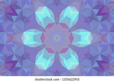 Geometric design, Mosaic of a vector kaleidoscope, abstract Mosaic Background, colorful Futuristic Background, geometric Triangular Pattern. Mosaic texture. Stained glass effect. EPS 10 Vector