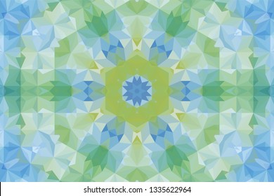 Geometric design, Mosaic of a vector kaleidoscope, abstract Mosaic Background, colorful Futuristic Background, geometric Triangular Pattern. Mosaic texture. Stained glass effect. EPS 10 Vector