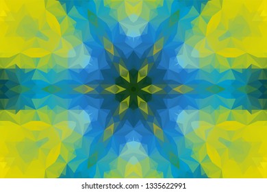 Geometric design, Mosaic of a vector kaleidoscope, abstract Mosaic Background, colorful Futuristic Background, geometric Triangular Pattern. Mosaic texture. Stained glass effect. EPS 10 Vector