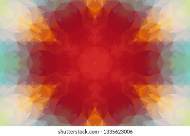 Geometric design, Mosaic of a vector kaleidoscope, abstract Mosaic Background, colorful Futuristic Background, geometric Triangular Pattern. Mosaic texture. Stained glass effect. EPS 10 Vector