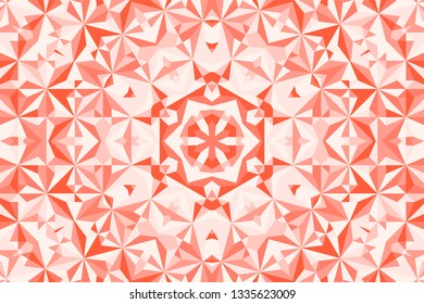 Geometric design, Mosaic of a vector kaleidoscope, abstract Mosaic Background, colorful Futuristic Background, geometric Triangular Pattern. Mosaic texture. Stained glass effect. EPS 10 Vector
