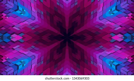 Geometric design, Mosaic of a vector kaleidoscope, abstract Mosaic Background, colorful Futuristic Background, geometric Triangular Pattern. Mosaic texture. Stained glass effect. EPS 10 Vector