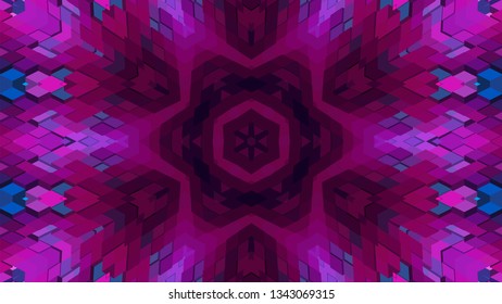 Geometric design, Mosaic of a vector kaleidoscope, abstract Mosaic Background, colorful Futuristic Background, geometric Triangular Pattern. Mosaic texture. Stained glass effect. EPS 10 Vector