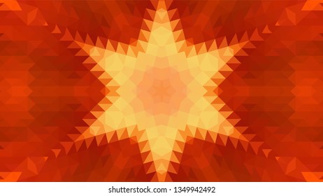 Geometric design, Mosaic of a vector kaleidoscope, abstract Mosaic Background, colorful Futuristic Background, geometric Triangular Pattern. Mosaic texture. Stained glass effect. EPS 10 Vector