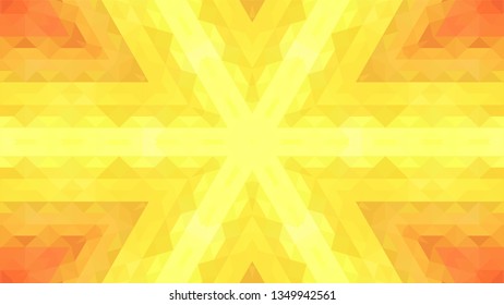 Geometric design, Mosaic of a vector kaleidoscope, abstract Mosaic Background, colorful Futuristic Background, geometric Triangular Pattern. Mosaic texture. Stained glass effect. EPS 10 Vector