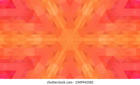Geometric design, Mosaic of a vector kaleidoscope, abstract Mosaic Background, colorful Futuristic Background, geometric Triangular Pattern. Mosaic texture. Stained glass effect. EPS 10 Vector