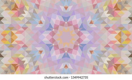Geometric design, Mosaic of a vector kaleidoscope, abstract Mosaic Background, colorful Futuristic Background, geometric Triangular Pattern. Mosaic texture. Stained glass effect. EPS 10 Vector