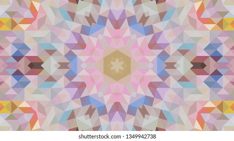 Geometric design, Mosaic of a vector kaleidoscope, abstract Mosaic Background, colorful Futuristic Background, geometric Triangular Pattern. Mosaic texture. Stained glass effect. EPS 10 Vector