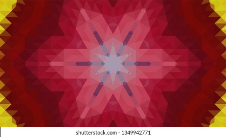 Geometric design, Mosaic of a vector kaleidoscope, abstract Mosaic Background, colorful Futuristic Background, geometric Triangular Pattern. Mosaic texture. Stained glass effect. EPS 10 Vector
