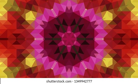 Geometric design, Mosaic of a vector kaleidoscope, abstract Mosaic Background, colorful Futuristic Background, geometric Triangular Pattern. Mosaic texture. Stained glass effect. EPS 10 Vector