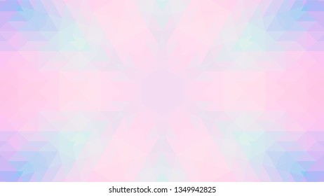 Geometric design, Mosaic of a vector kaleidoscope, abstract Mosaic Background, colorful Futuristic Background, geometric Triangular Pattern. Mosaic texture. Stained glass effect. EPS 10 Vector