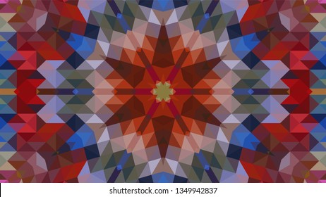 Geometric design, Mosaic of a vector kaleidoscope, abstract Mosaic Background, colorful Futuristic Background, geometric Triangular Pattern. Mosaic texture. Stained glass effect. EPS 10 Vector