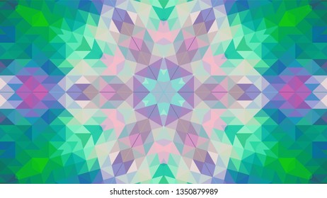 Geometric design, Mosaic of a vector kaleidoscope, abstract Mosaic Background, colorful Futuristic Background, geometric Triangular Pattern. Mosaic texture. Stained glass effect. EPS 10 Vector