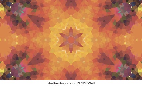 Geometric design, Mosaic of a vector kaleidoscope, abstract Mosaic Background, colorful Futuristic Background, geometric Triangular Pattern. Mosaic texture. Stained glass effect. EPS 10 Vector